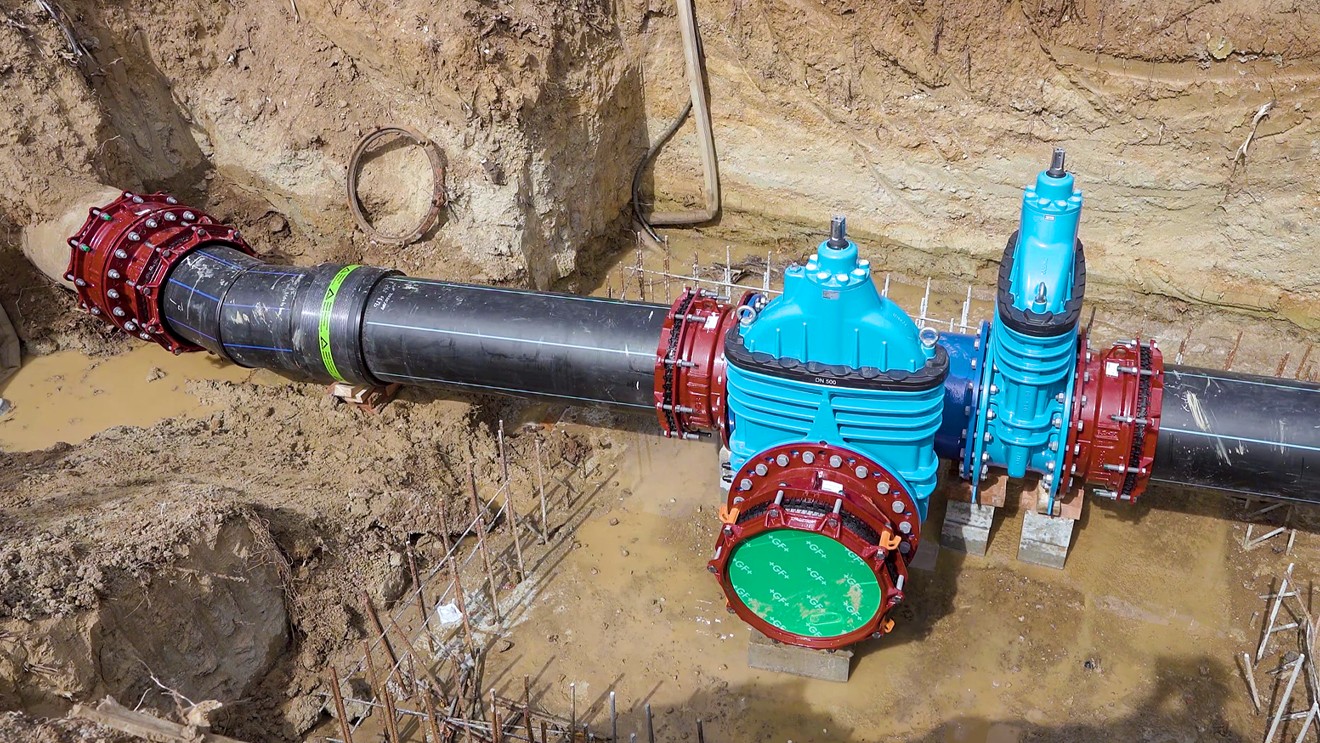 DN 500 csomópont létesítése Kenézen